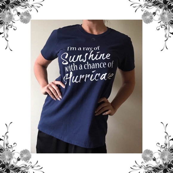 Tops - Navy 'Hurricane' Tee